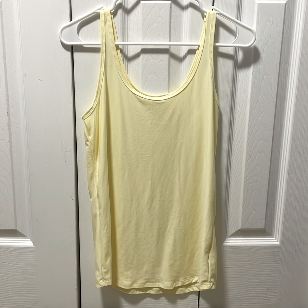 Yellow Athletic Tank Top